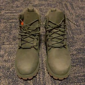 Army Green Timberland Boots